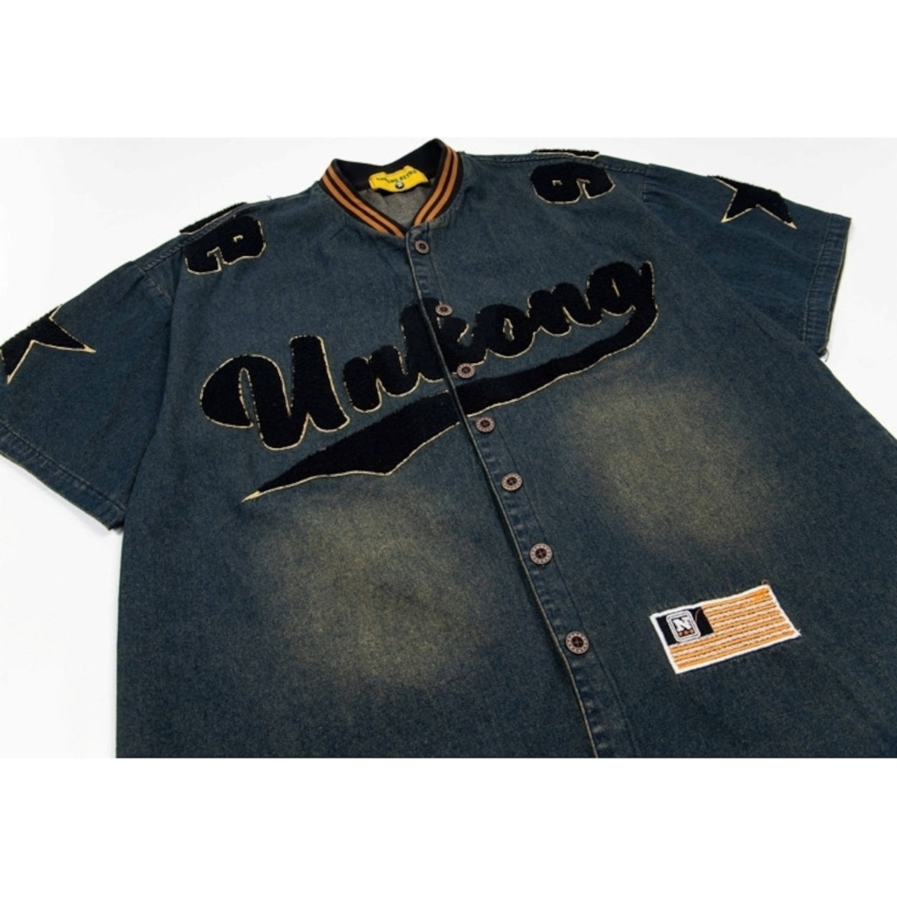 Sporty denim shirt D0207