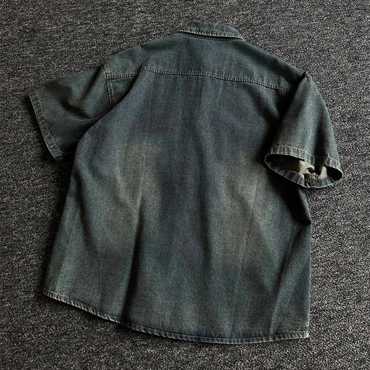American casual style denim embroidery shirt D0204