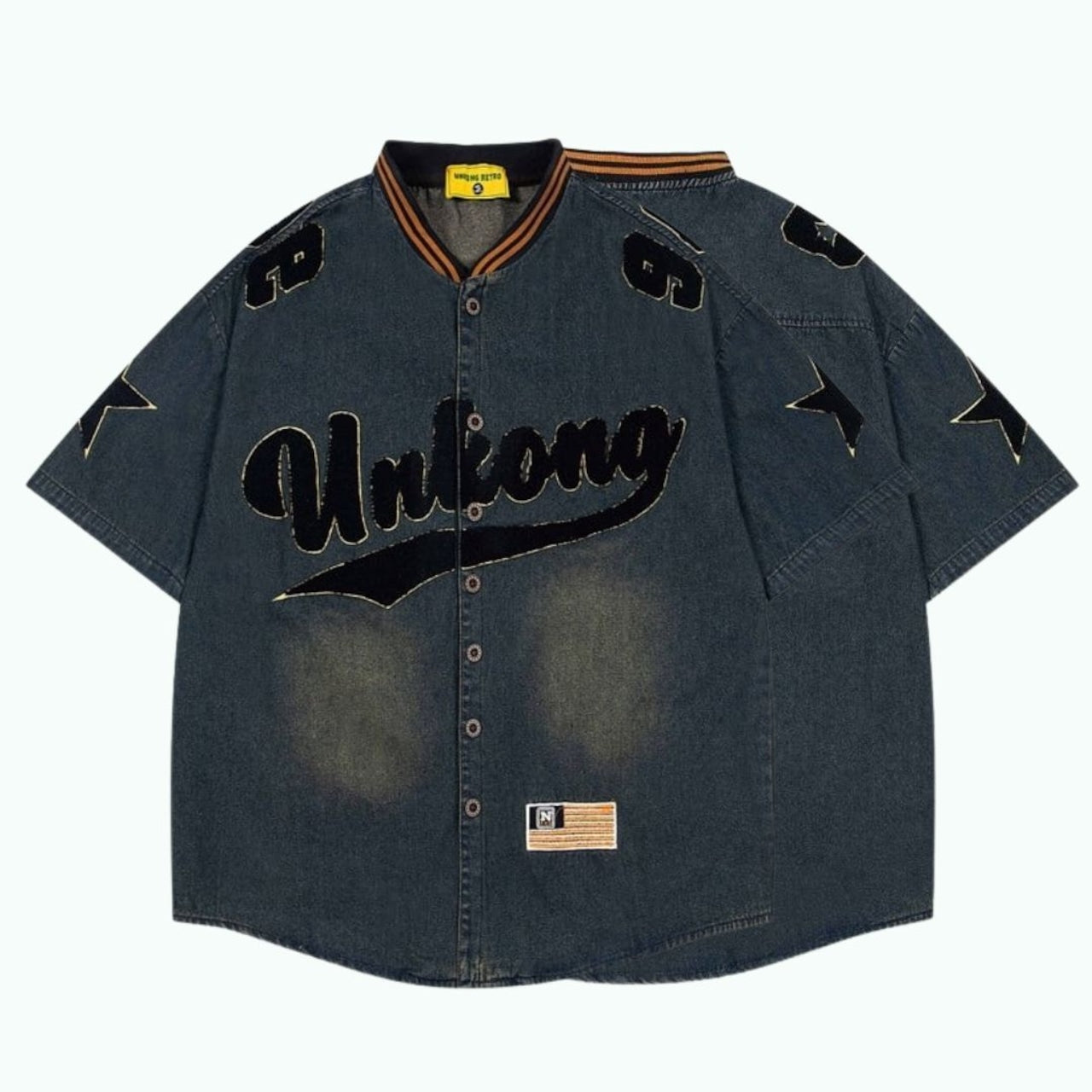Sporty denim shirt D0207