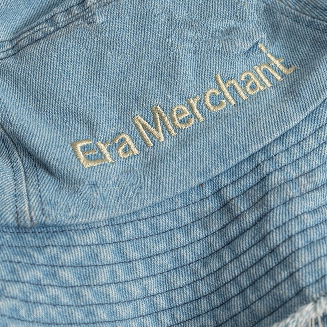 〇Fringe denim safari hat D0215