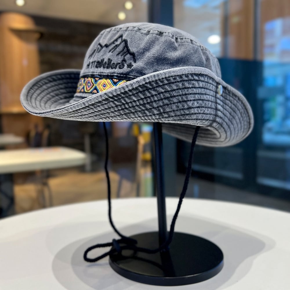 Western-style denim hat D0217