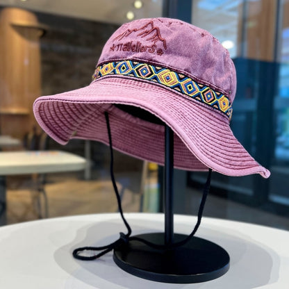 Western-style denim hat D0217