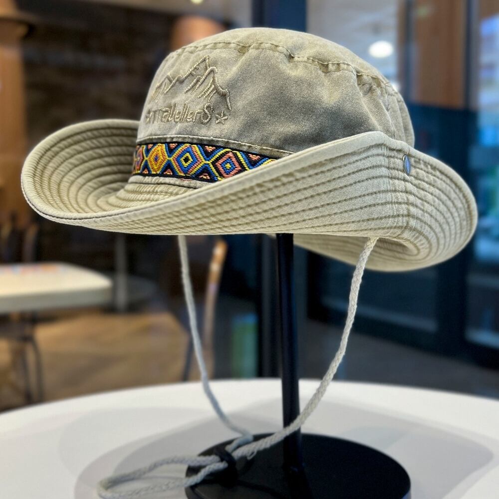 Western-style denim hat D0217