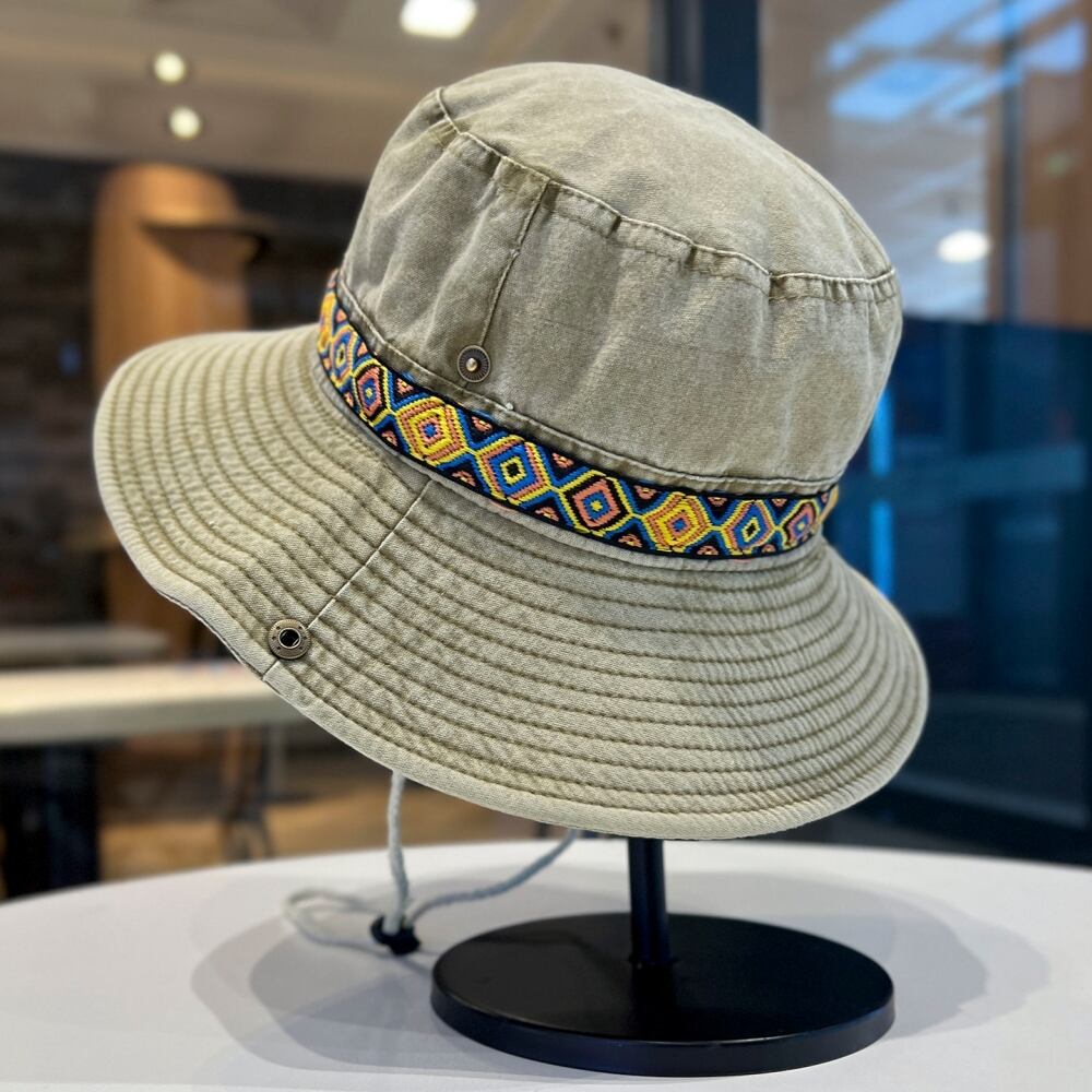 Western-style denim hat D0217