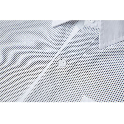 Striped long-sleeve shirt D0220