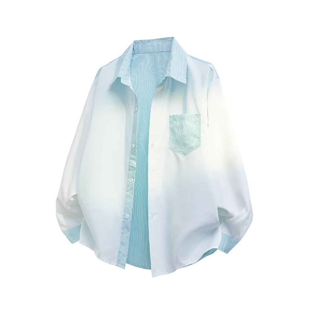 Striped long-sleeve shirt D0220