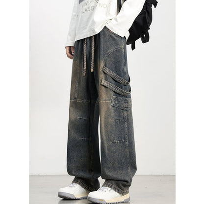 Wide-leg retro jeans D0223