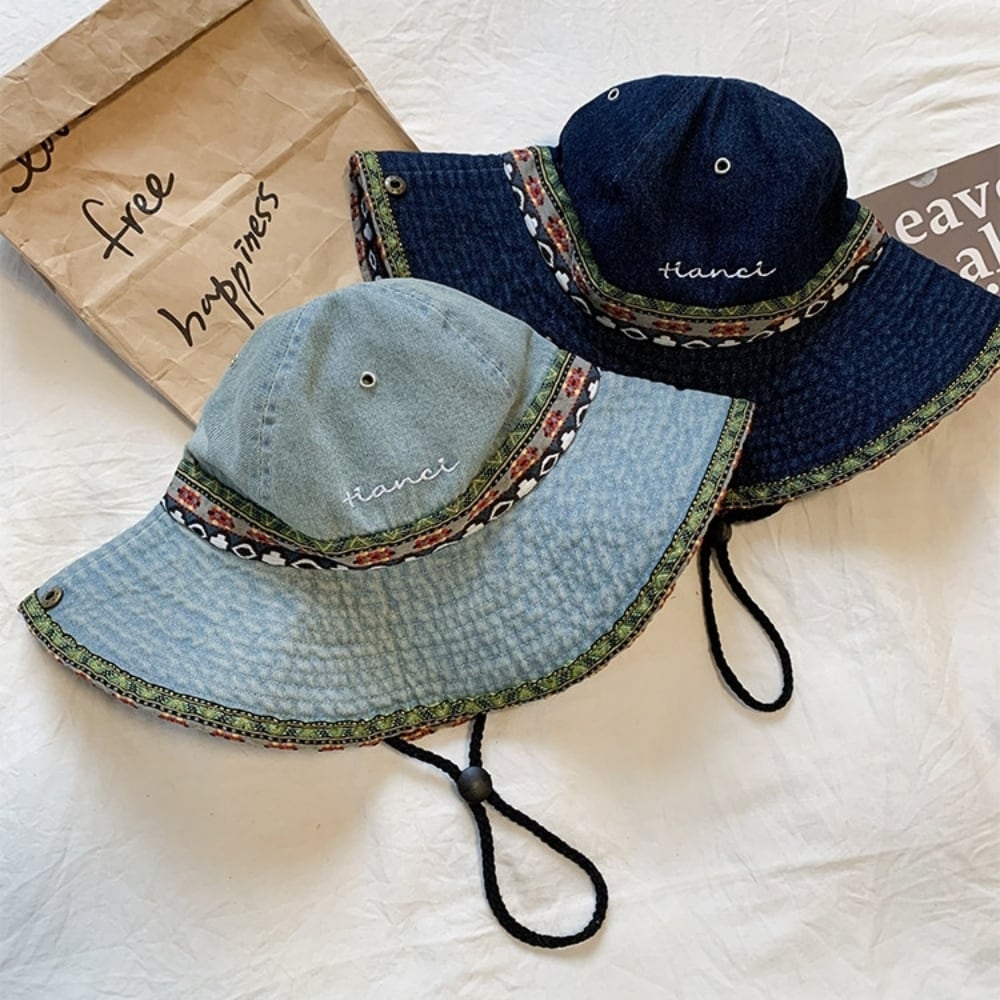 Denim safari hat D0230