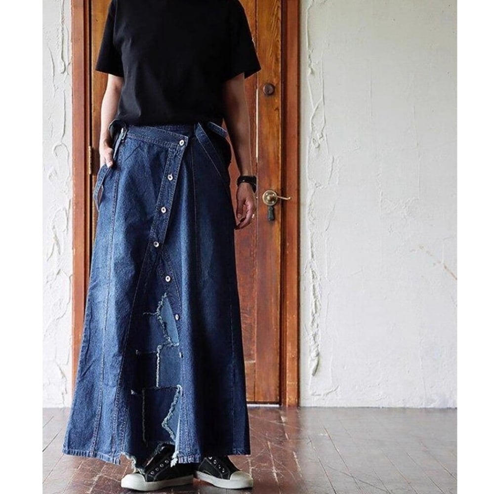 2-Way Denim Skirt D0231