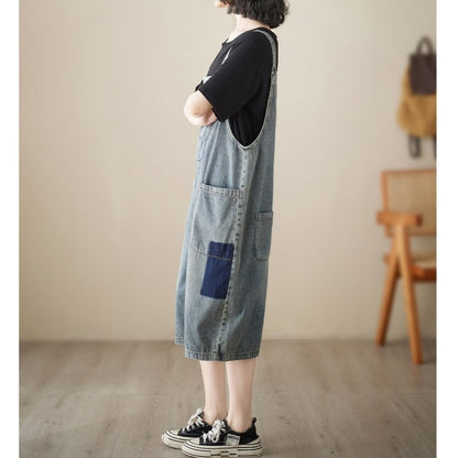 Denim overalls D0235