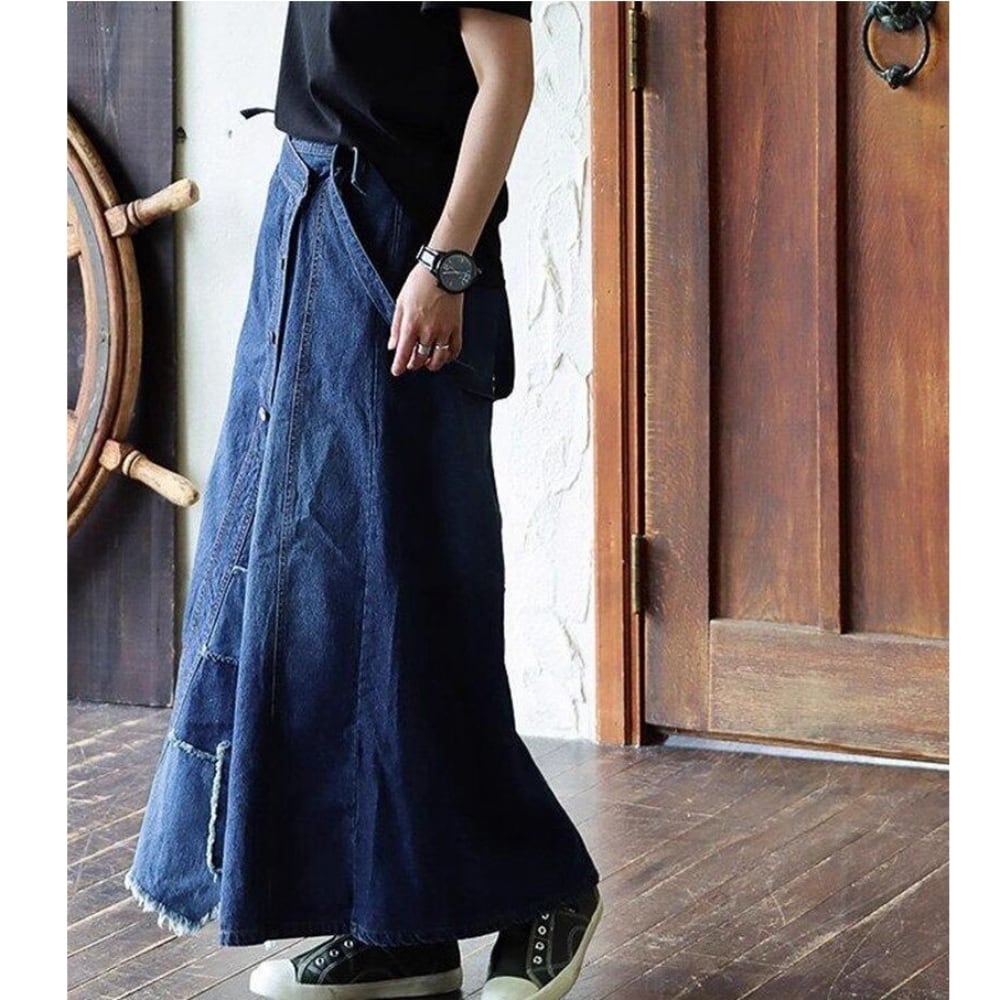 2-Way Denim Skirt D0231