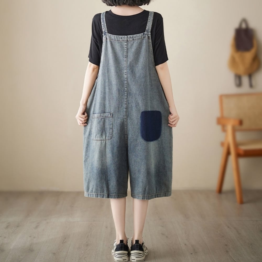 Denim overalls D0235
