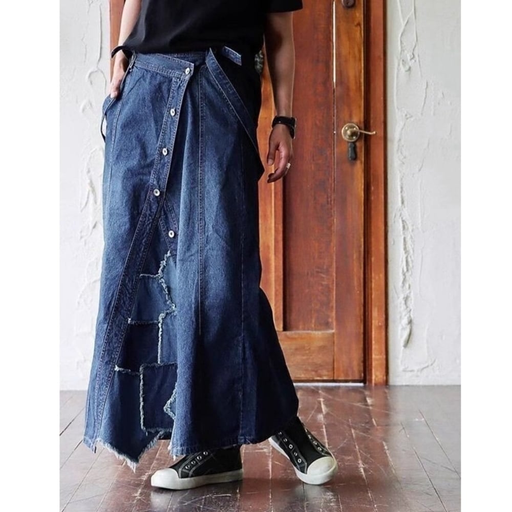 2-Way Denim Skirt D0231