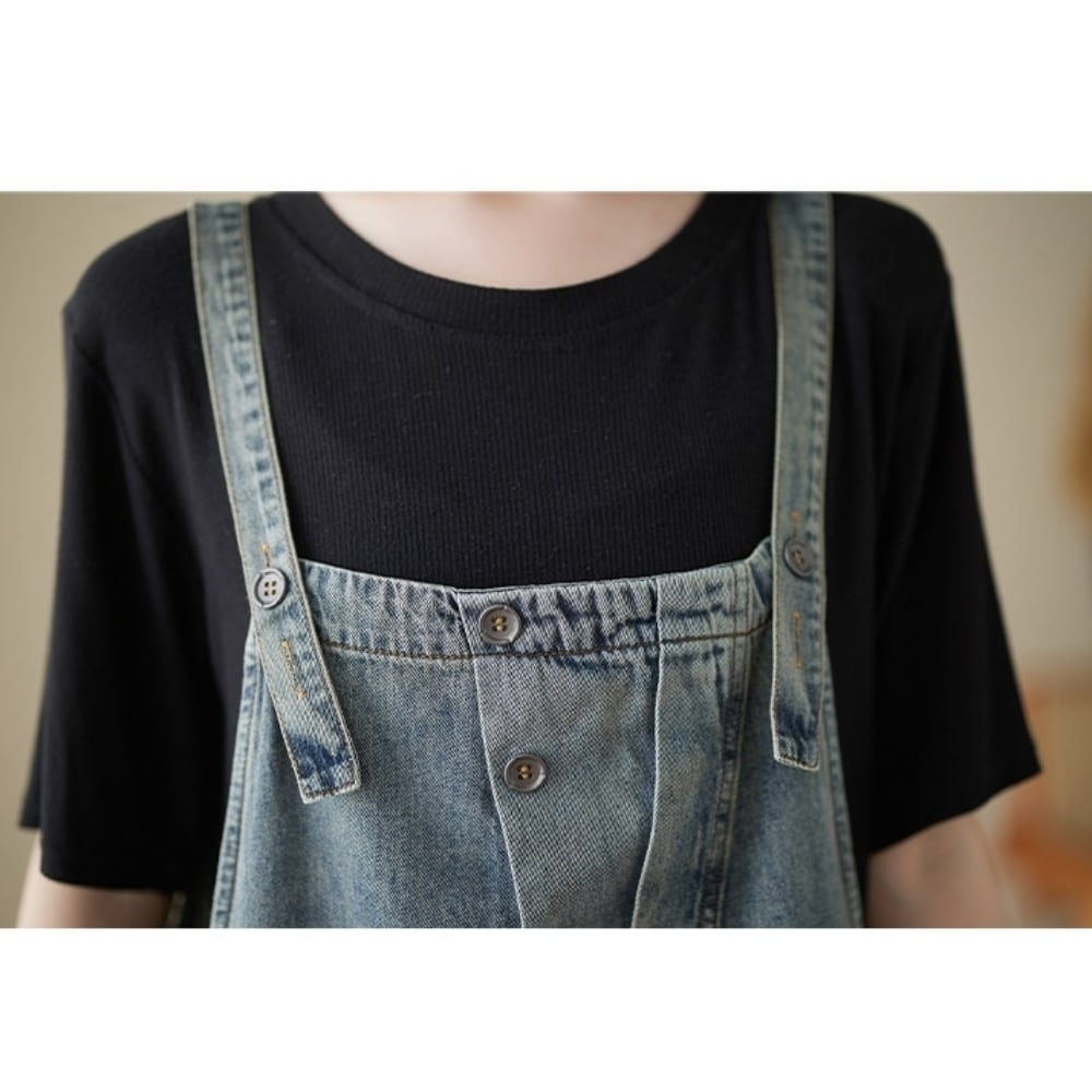Denim overalls D0235