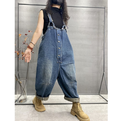 Retro Denim Overalls D0233