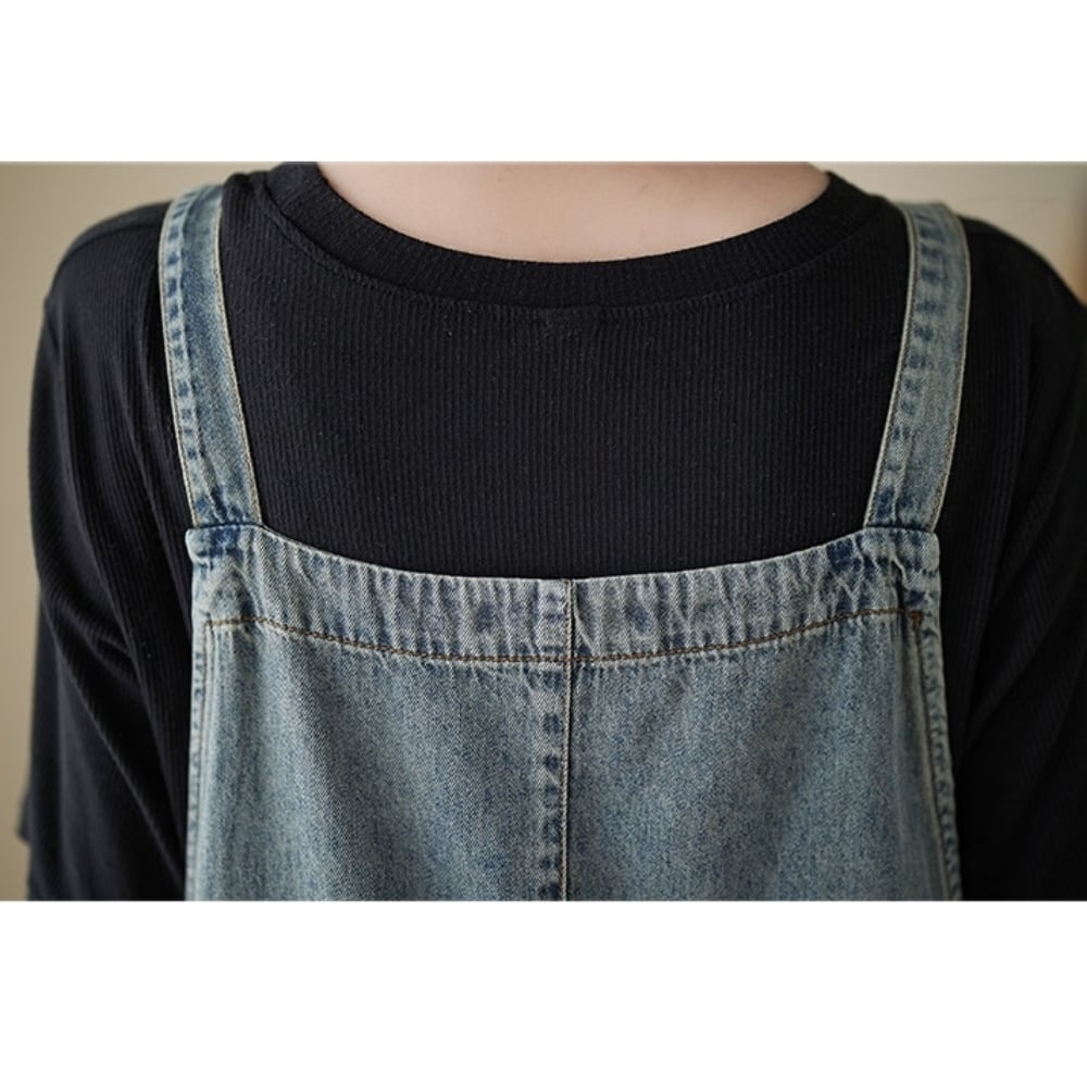Denim overalls D0235