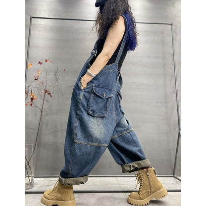 Retro Denim Overalls D0233