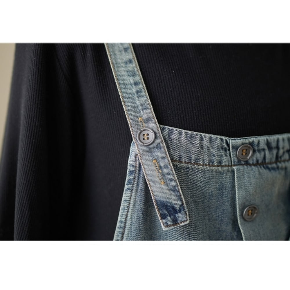 Denim overalls D0235