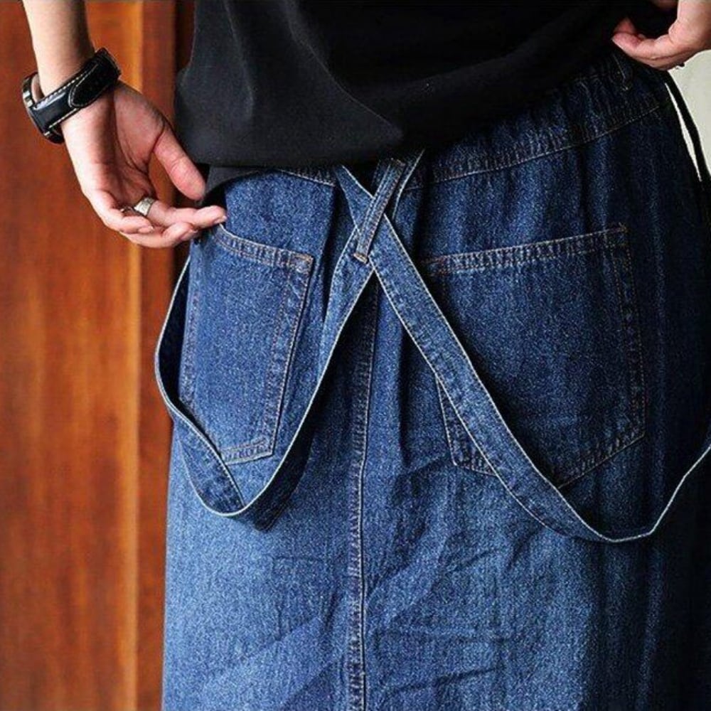 2-Way Denim Skirt D0231
