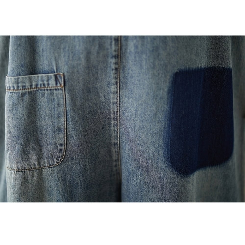 Denim overalls D0235