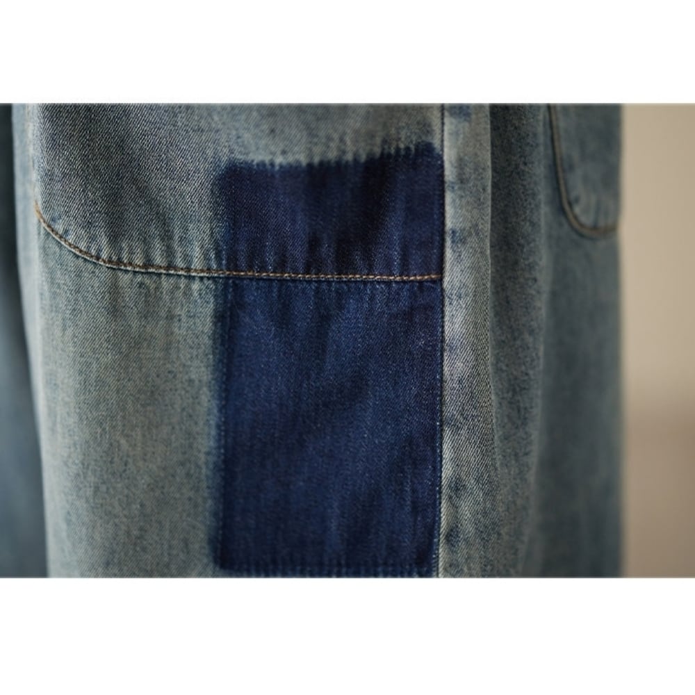Denim overalls D0235