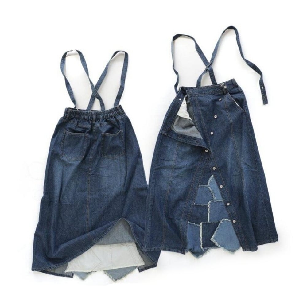 2-Way Denim Skirt D0231