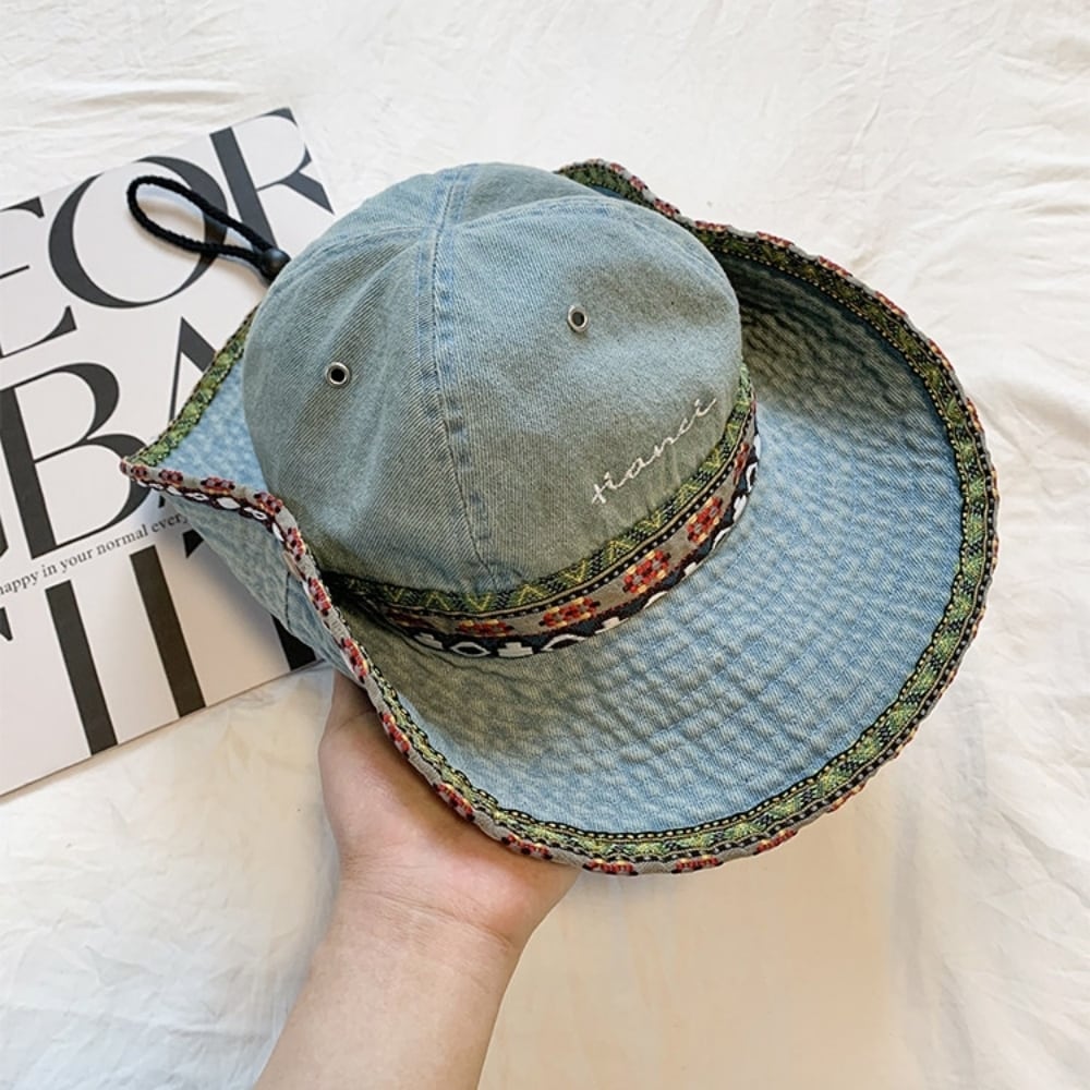 Denim safari hat D0230