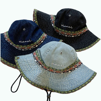 Denim safari hat D0230