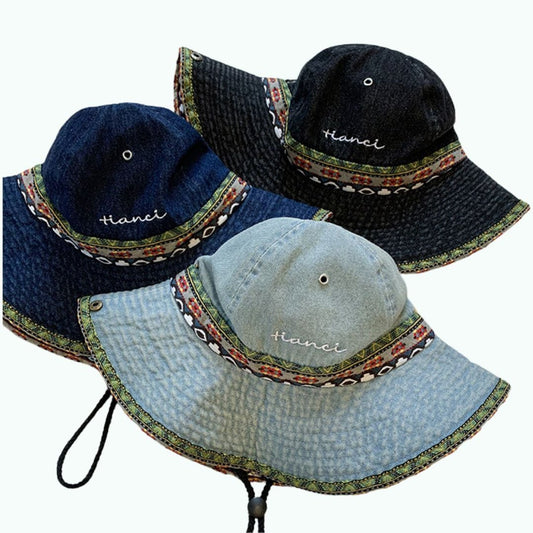 Denim safari hat D0230