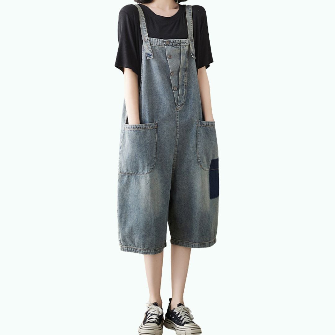 Denim overalls D0235
