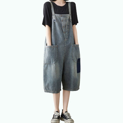 Denim overalls D0235