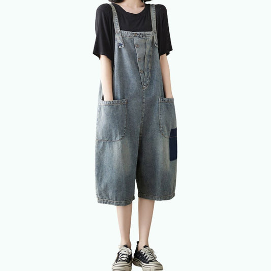 Denim overalls D0235