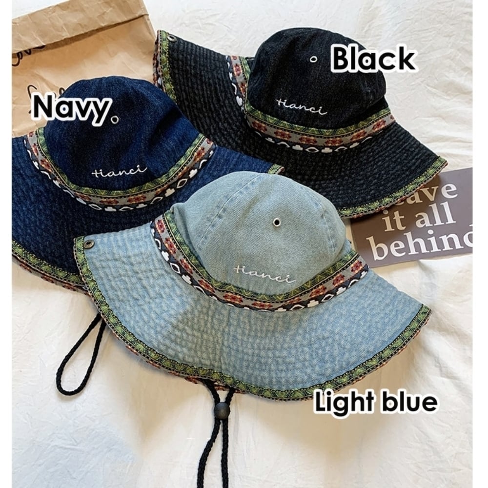 Denim safari hat D0230