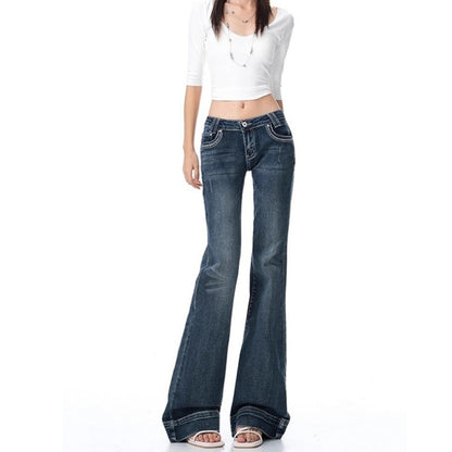 Slim-fit flare denim jeans D0251