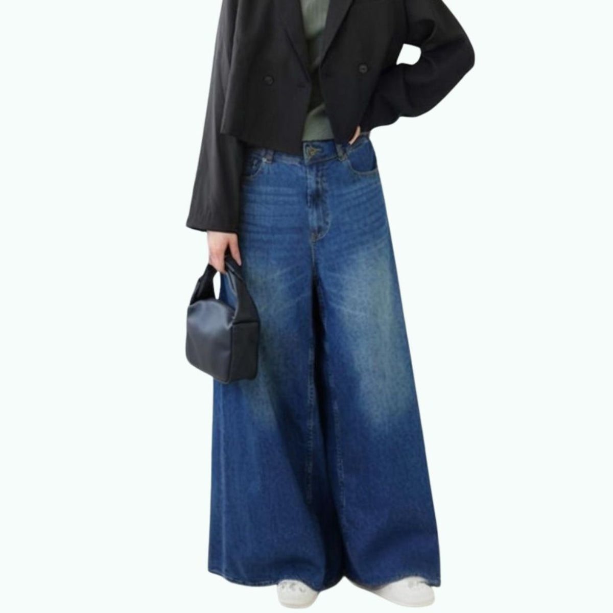 Wide-leg culottes D0254