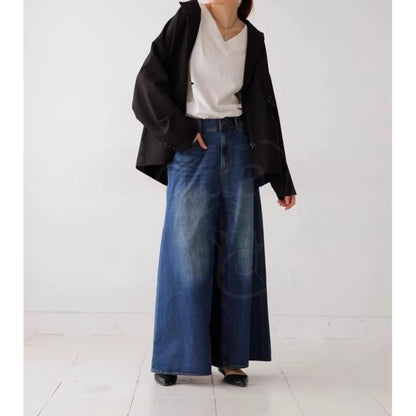 Wide-leg culottes D0254