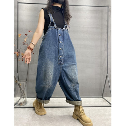 Retro Denim Overalls D0259