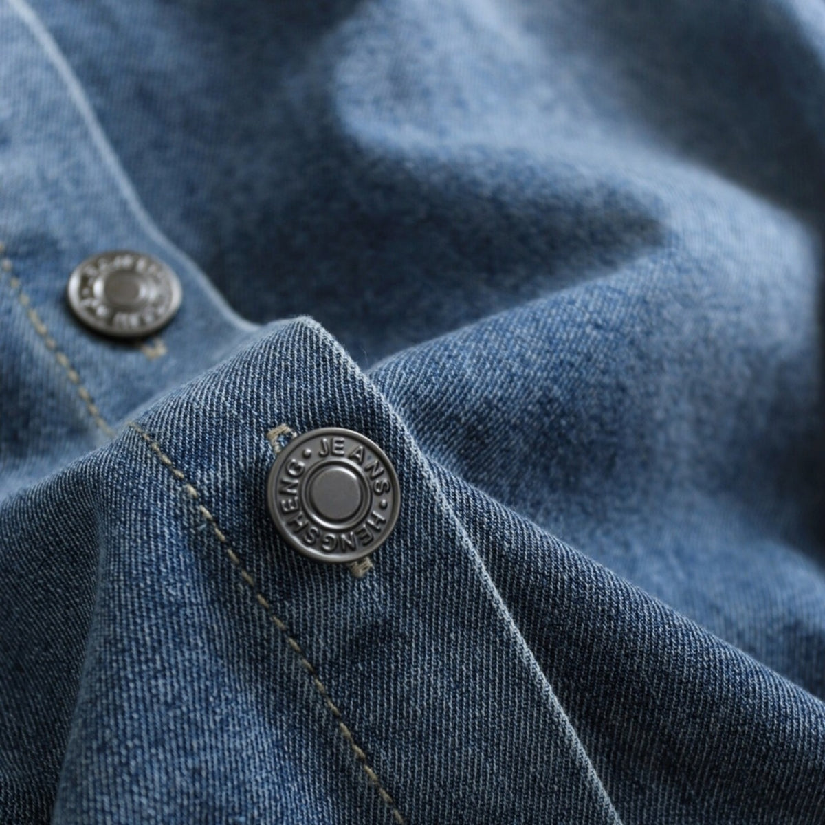 Raglan-sleeve denim jacket D0287