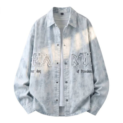 Tie-dye denim jacket D0277