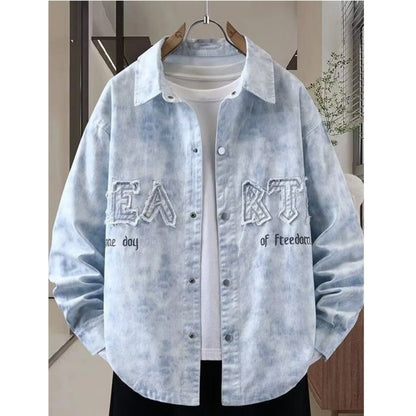 Tie-dye denim jacket D0277