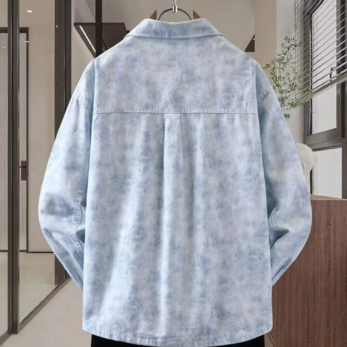 Tie-dye denim jacket D0277