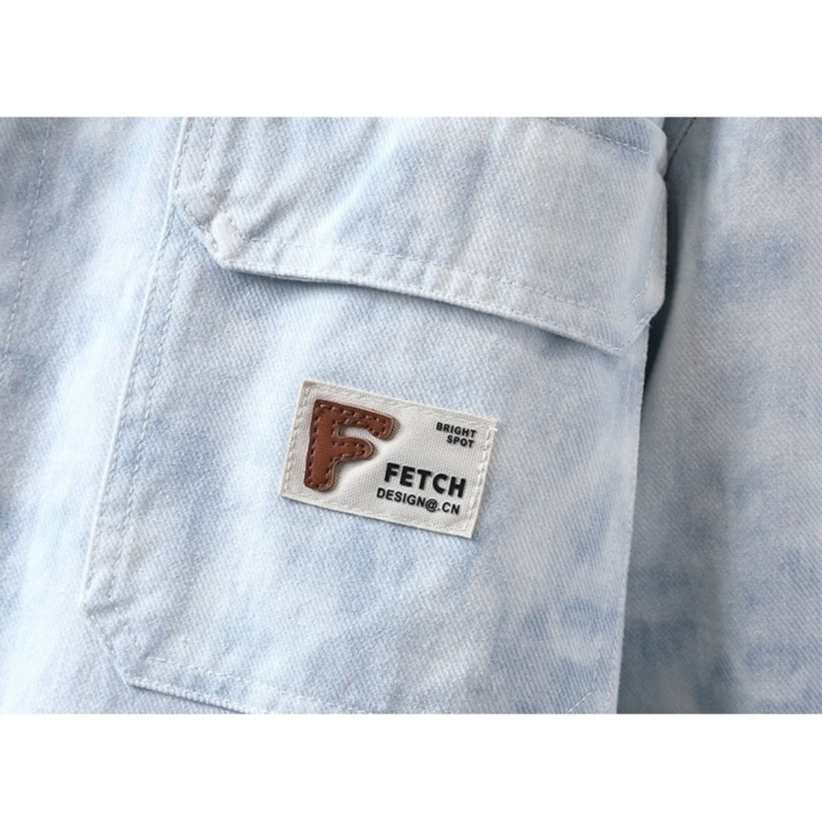 Tie-dye denim jacket D0278