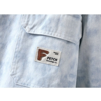 Tie-dye denim jacket D0278