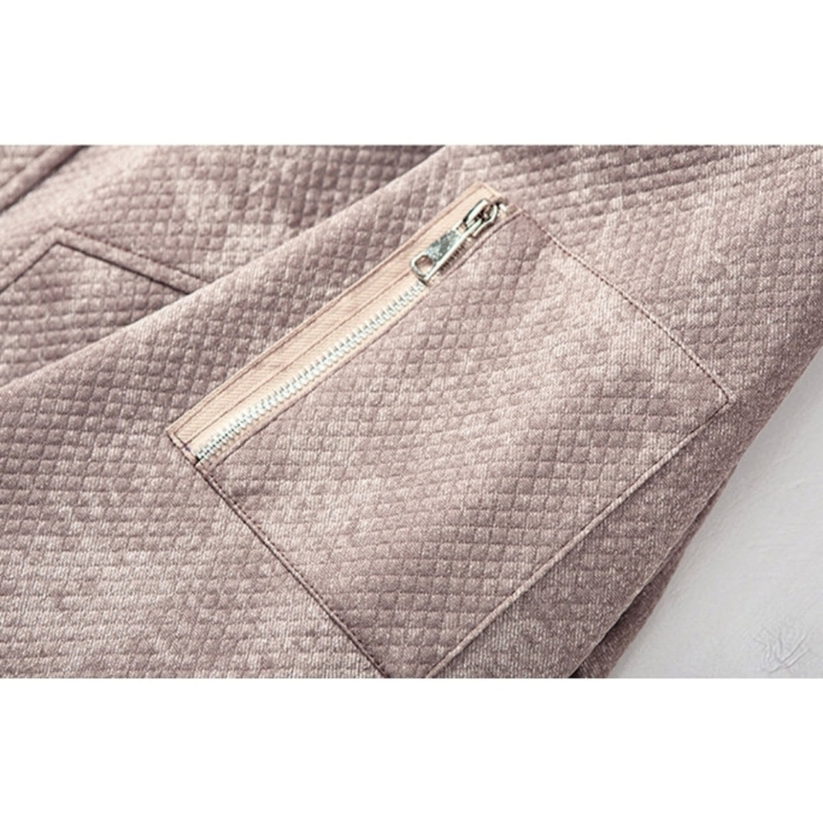 Zip-up denim jacket D0279