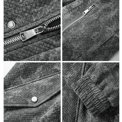Zip-up denim jacket D0279