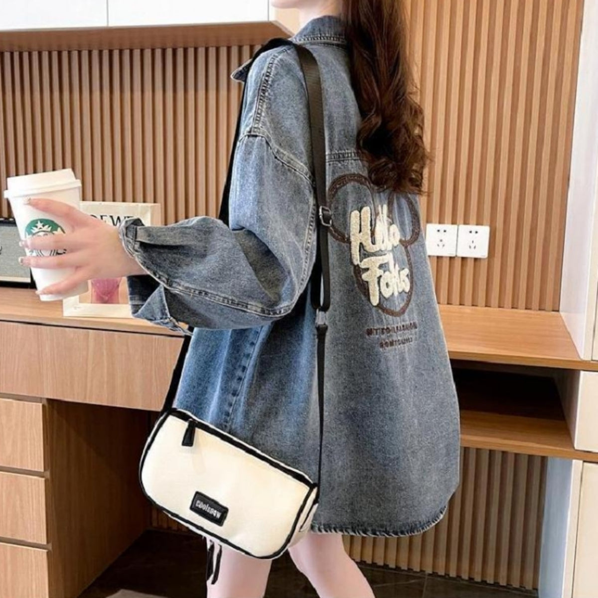Casual Denim Shirt Jacket D0280