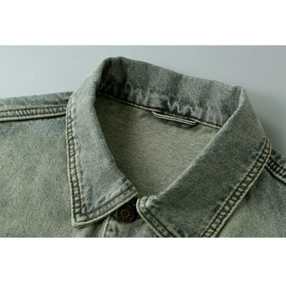 Retro Denim Embroidered Jacket D0299