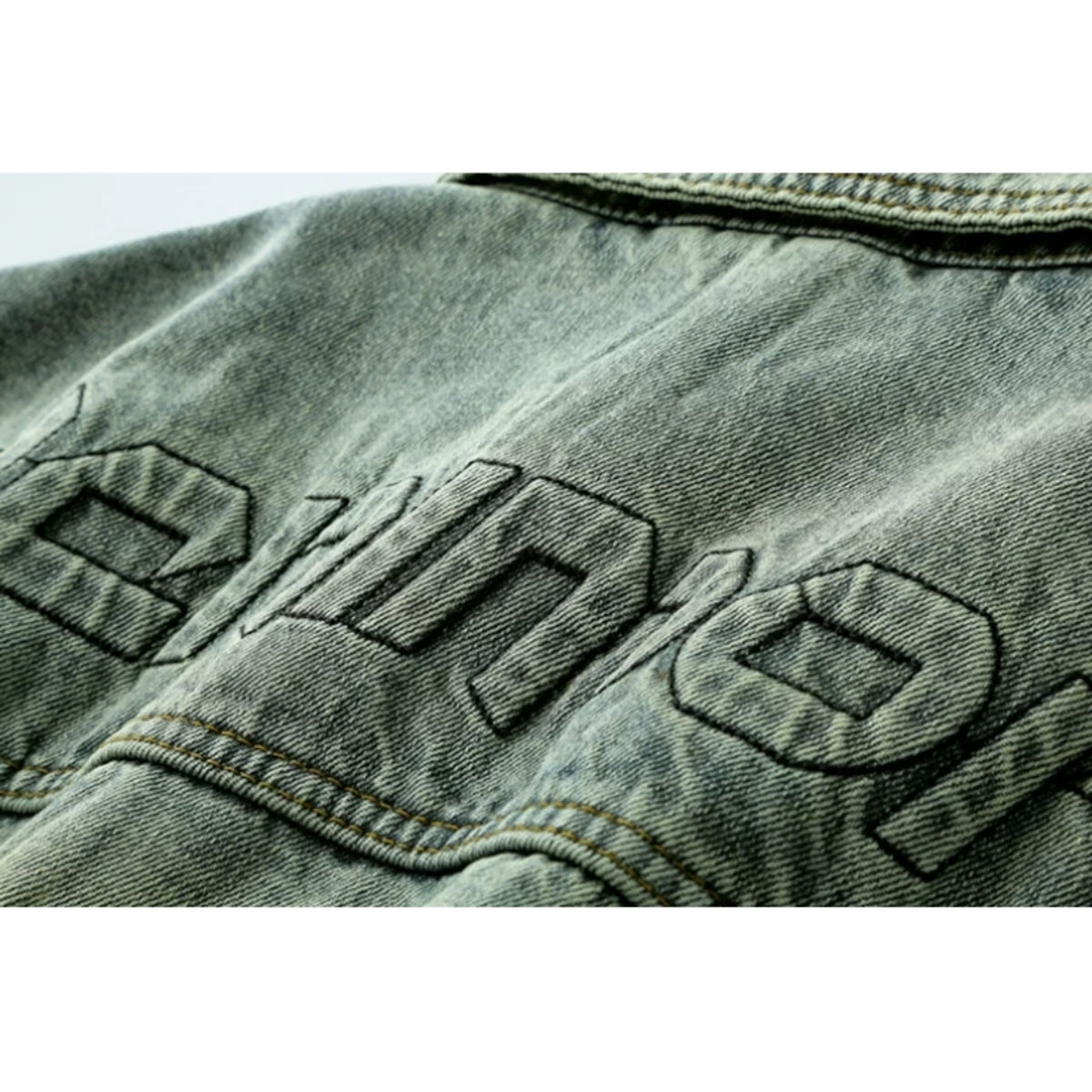 Retro Denim Embroidered Jacket D0299