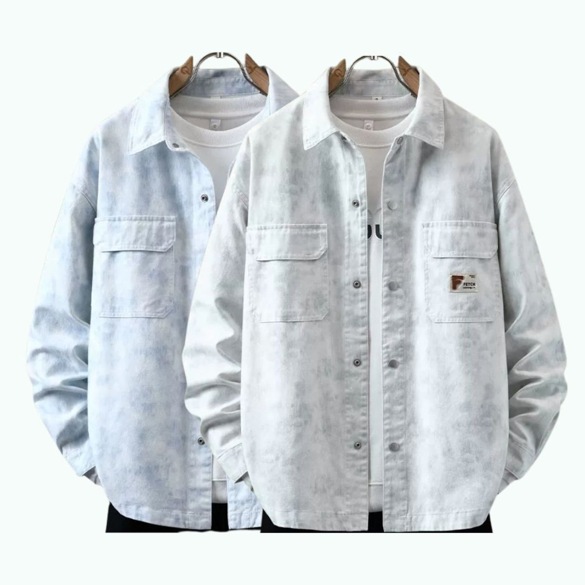 Tie-dye denim jacket D0278