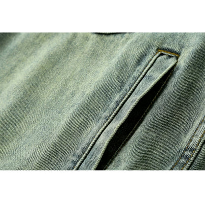 Retro Denim Embroidered Jacket D0299